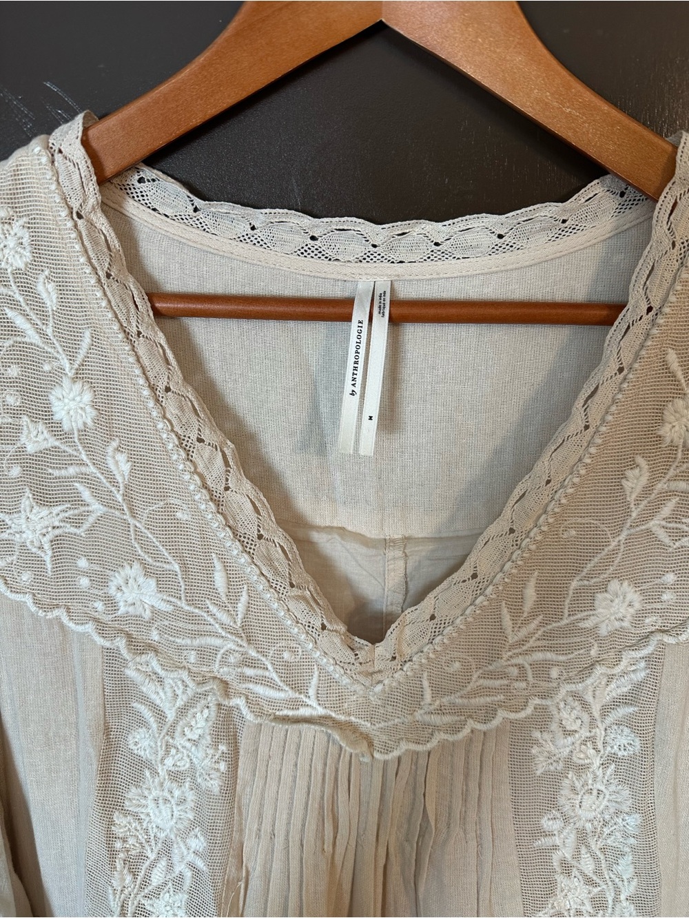 Anthropologie Flowy Embroidered Dress - Picture 5 of 12